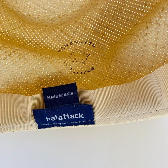 Revolve Hat Attack Panama Hat in Natural & Bone Beach Vacation Cruise Summer main image 4